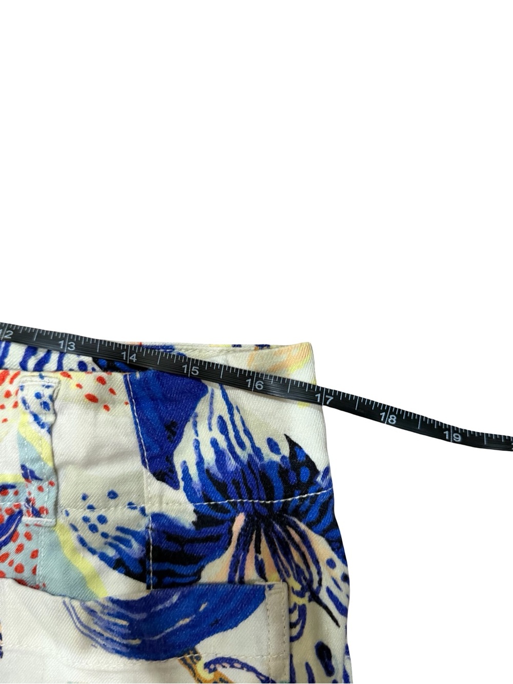 🌟 Maeve The Colette Cropped Wide-Leg Pants Sarah Gordon Artist Edition Size 32 - Picture 7 of 10